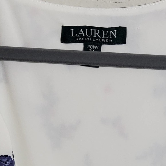 Ralph lauren supplice faux wrap belted midi dress plus size 20W new!!! - Picture 3 of 10